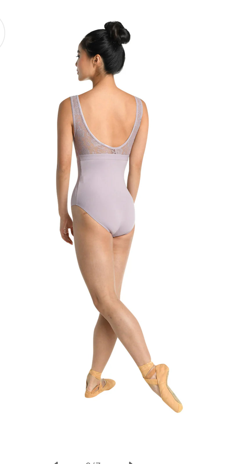 Danznmotion Tatiana Square Neck Lace Leotard 23114A