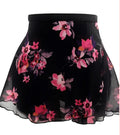 Dasha Designs Black Floral Chiffon Wrap 4491