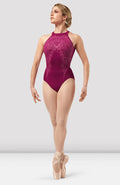 Bloch Ladies Anya Halterneck Print Leotard L0255