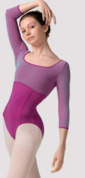 Mirella Zephyr 3/4 Sleeve Leotard M60001LM