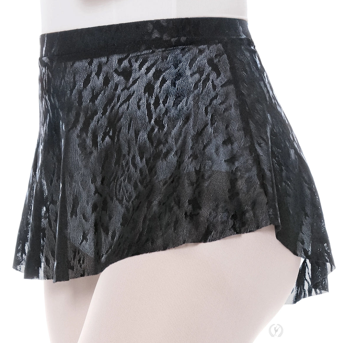 Eurotard Impression Mesh High Low Pull On Mini Ballet Skirt 78121