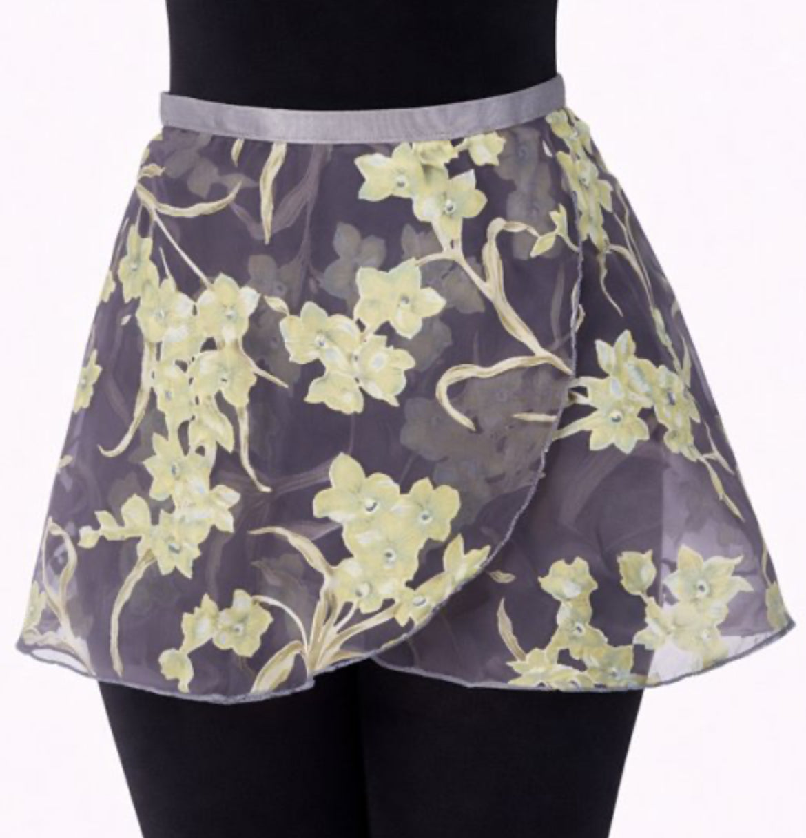 Dasha Designs Floral Print Wrap Skirt 4468
