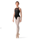 Mirella Sweet Heart Striped Bodice Leotard M40001LM