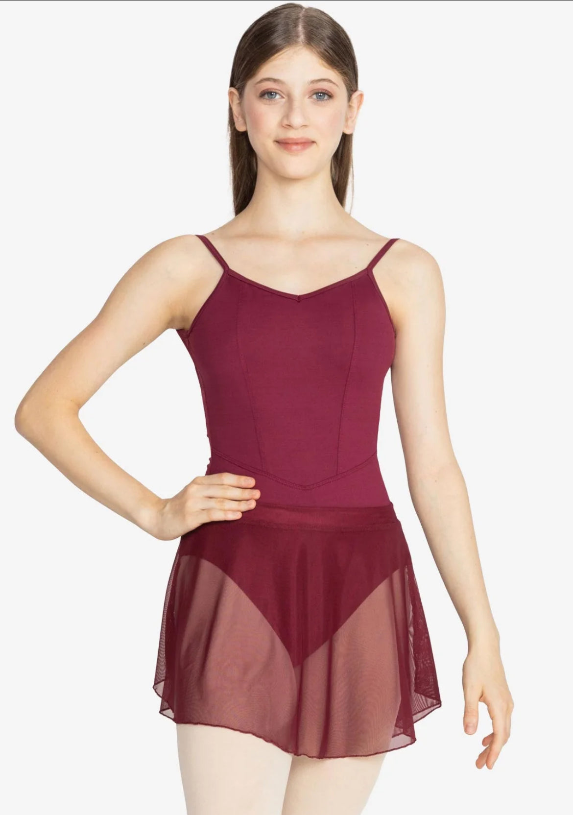 SoDanca Mesh Spandex Pull on Skirt SL216