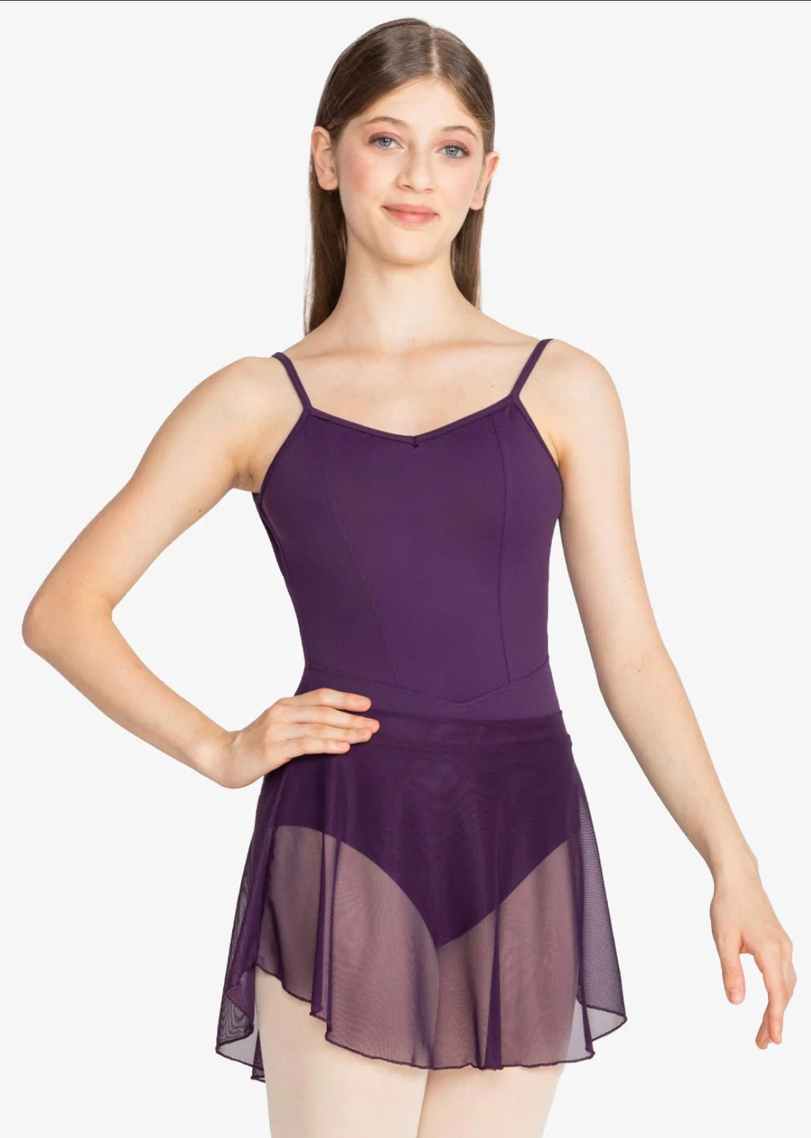 SoDanca Mesh Spandex Pull on Skirt SL216