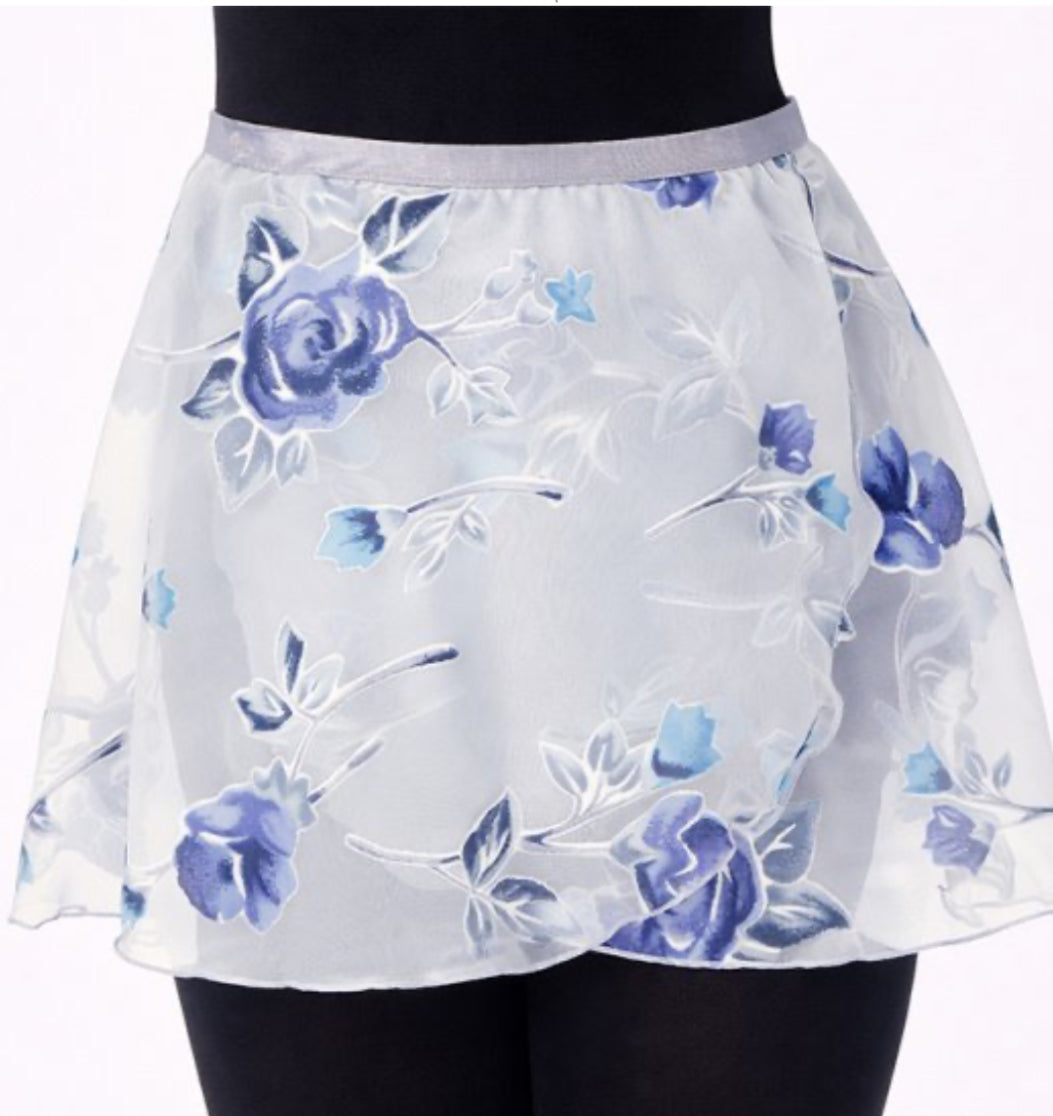 Dasha Designs Floral Print Wrap Skirt 4468