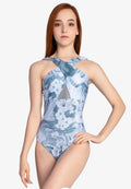 So Danca Patterned Tank Leotard with Mesh Insert RDE2536 SB1400