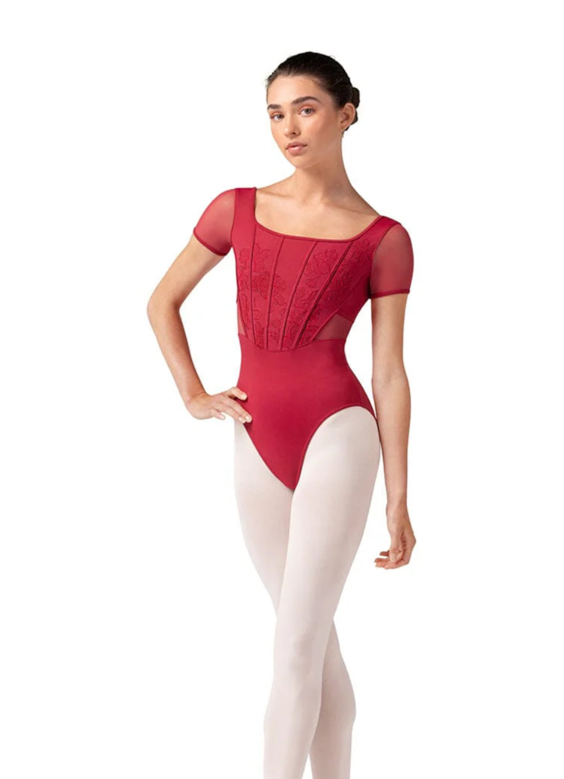 Bloch L20001 Olivia Corset Cap Sleeve Leotard