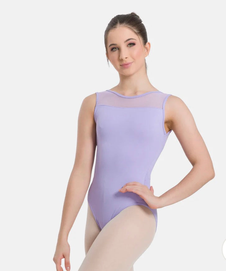 So Danca mesh microfiber tank leotard SL127
