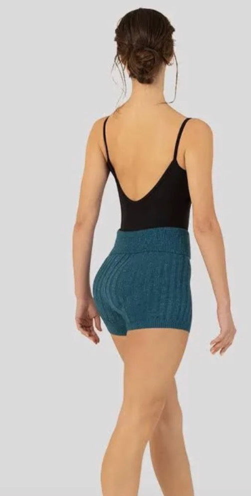 Bloch Adult Knitted Roll Down Waist Shorts