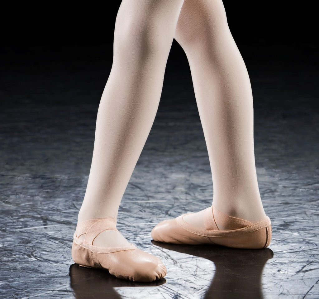 Eurotard Child Passé Full Sole Drawstring Free Leather Ballet Shoes A1004A