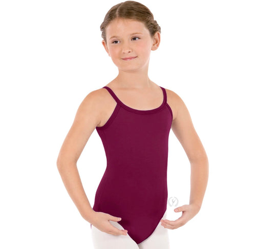 44819c - Eurotard Girls Microfiber Adjustable Camisole Leotard