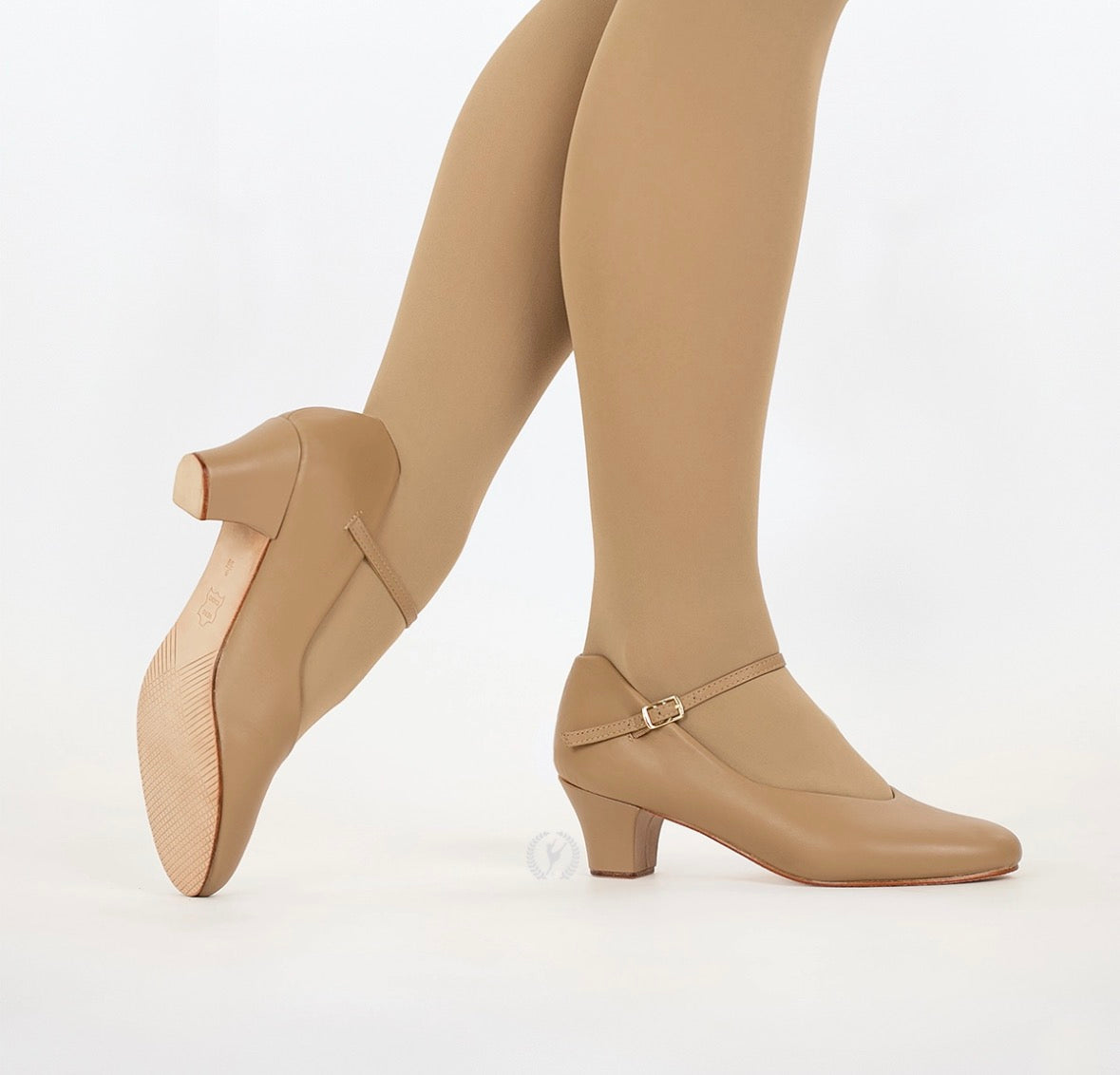 Eurotard Womens Pivot 1.5" Heel Leather Character Shoes A2213A