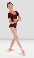Bloch Basic Girls Short Sleeve Round Neck Leotard CL5402