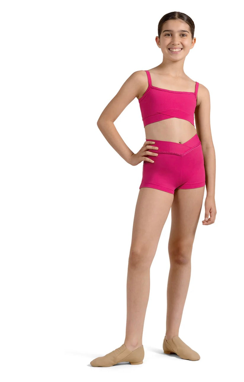 M747C Braid Detail Crop Top Mirella