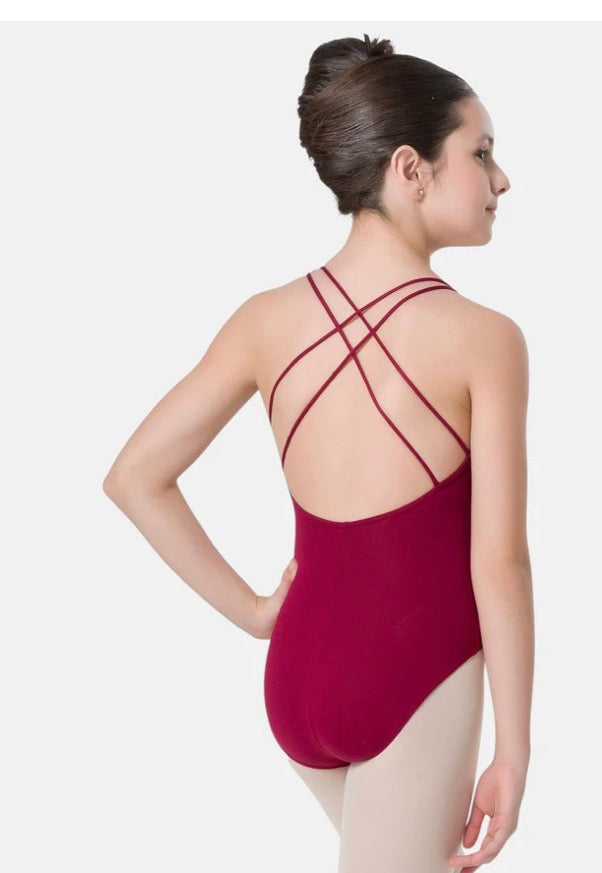 So Danca Lynn Child Camisole Leotard with Empire Waist and Strappy Back SL19