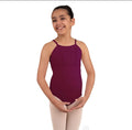 Eurotard Girls Cotton Lycra Princess Seam Camisole Leotard 1001C
