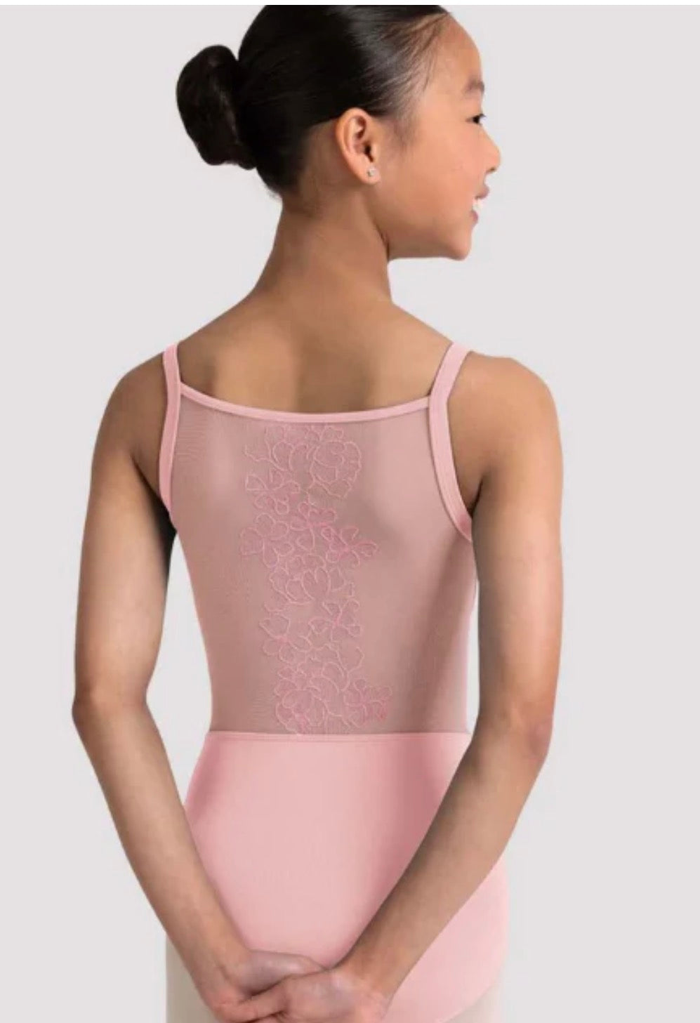 Bloch Girls Corset Embroidered Back Camisole Leotard - CL70005