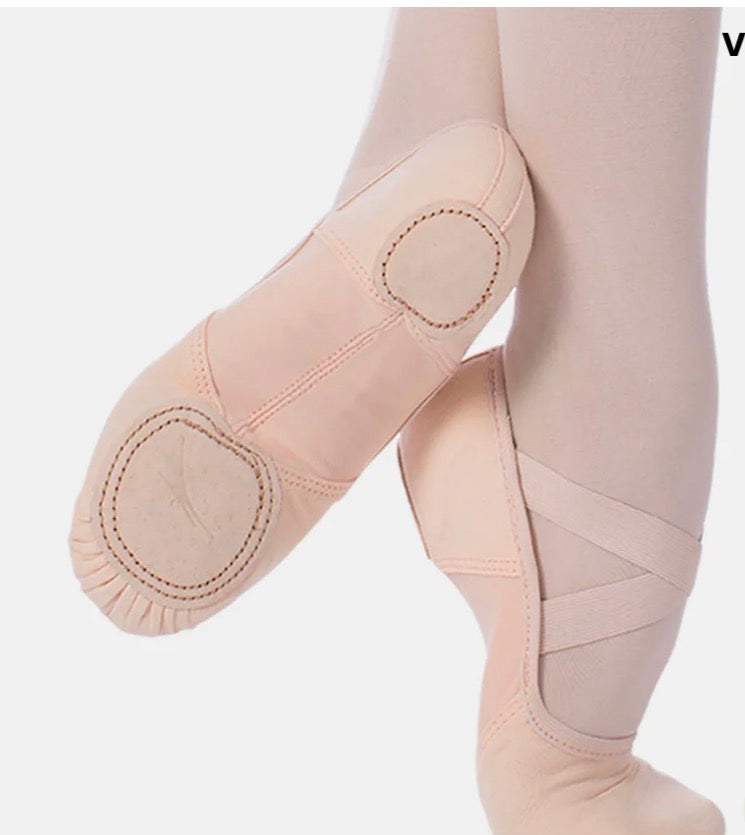 So Danca Verde Vegan Adult Ballet Slippers