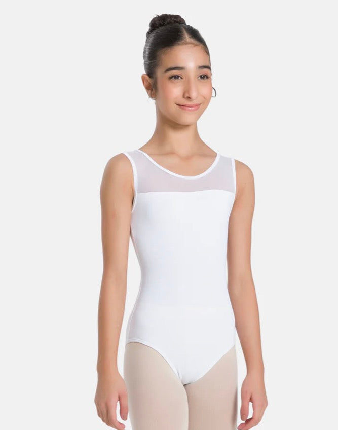So Danca Child High Neck Leotard with Keyhole Back- Gemette SL128