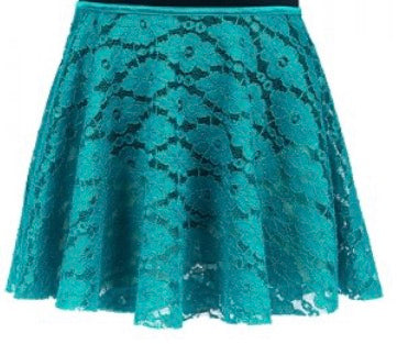 Dasha Girls Lace Pull On Skirt 4531