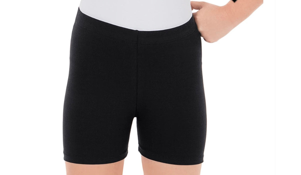 Eurotard Girls Cotton Lycra® Mid-Thigh Shorts 10262