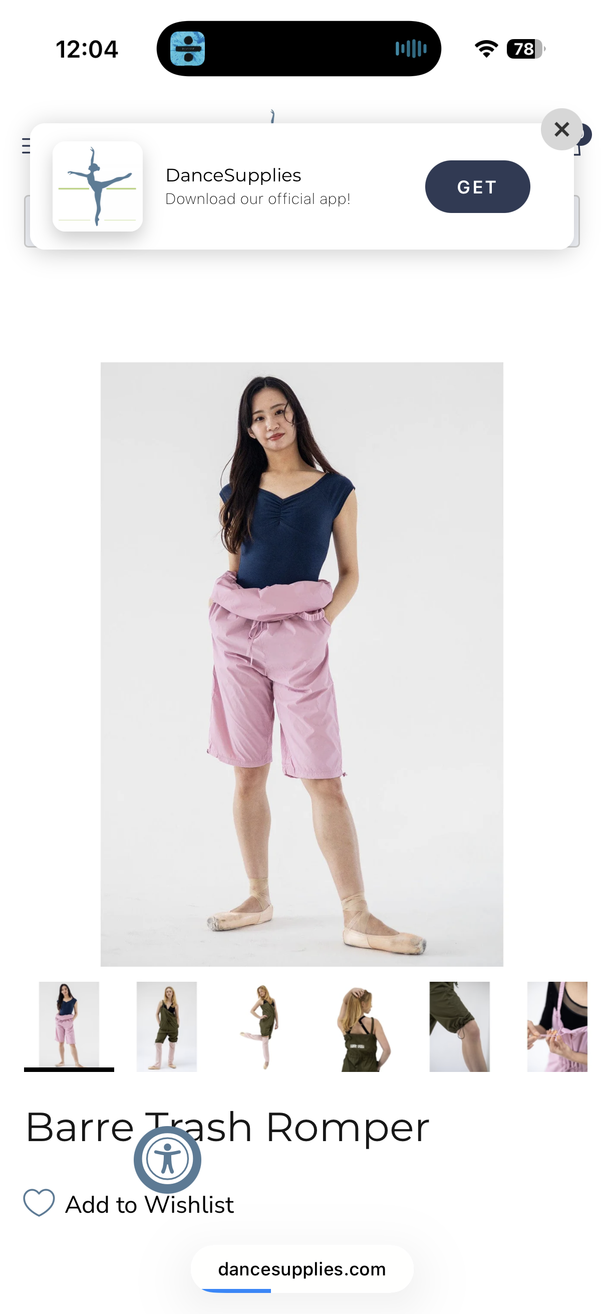 Barre Trash romper