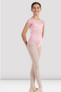 Mirella Child Sweetheart Mesh Cap Sleeve Leotard M1560C