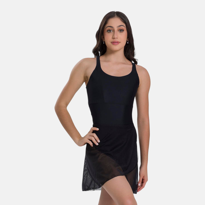 So Danca Cira Mesh Wrap Skirt BY79