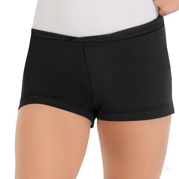 Eurotard Girls' Mic V-Front Dance Shorts 44754c