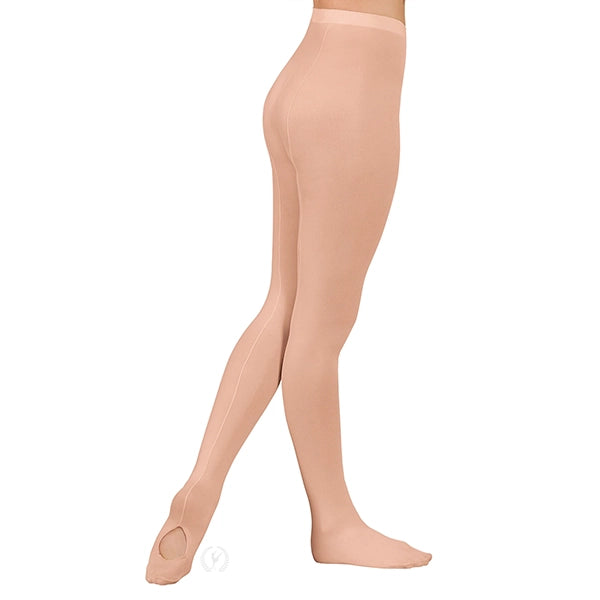 Eurotard Euroskins Ladies Convertible Mesh Back Seam Tights 219