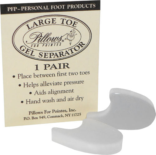 Pillows for Pointes Large Toe Gel Separator 1 Pair