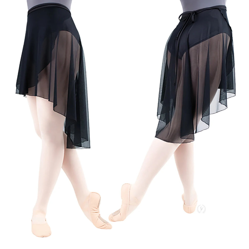 Eurotard Adult Silhouette Mesh Dramatic Wrap Skirt 41136