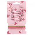 Dasha Pink Sparkly Dance Hair Clip Pony Pack