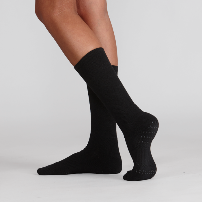 Silky Dance Enhanced Performance Dance Socks with Silicon Grips