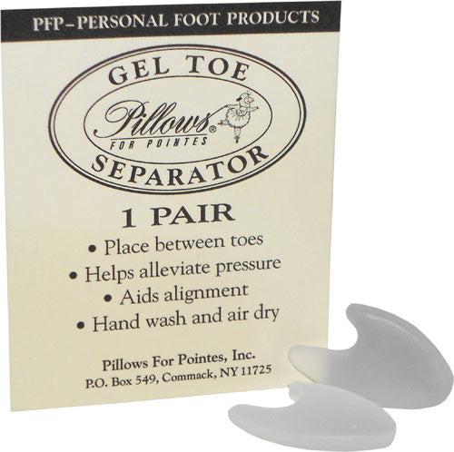 Pillows for Pointes Gel Toe Separators 1 Pair