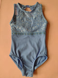 Danz N Motion Girls Sequin Floral Halter Leotard