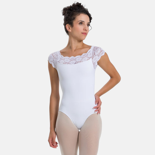 So Danca Matilda Adult Lace Cap Sleeve Leotard SL16