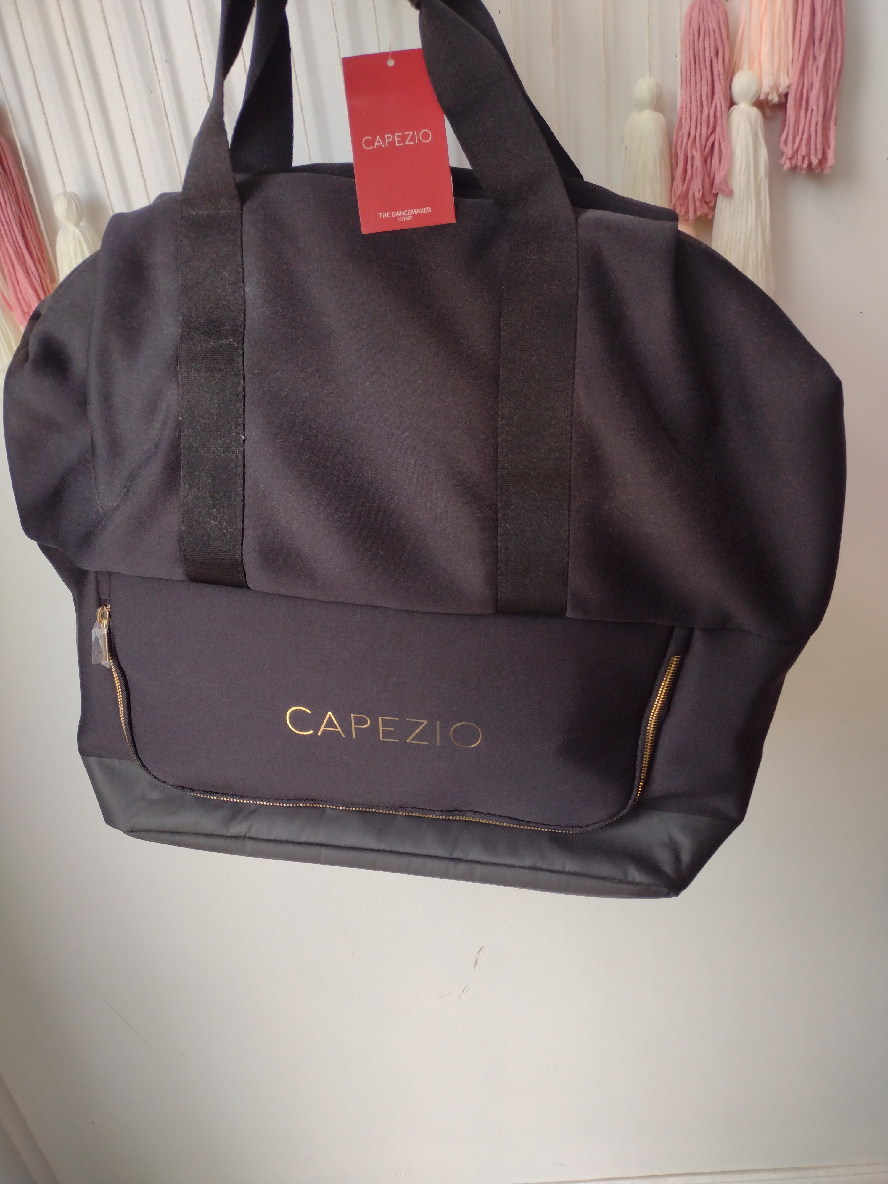 Capezio Signature Tote Dance Bag with Backpack Straps B223