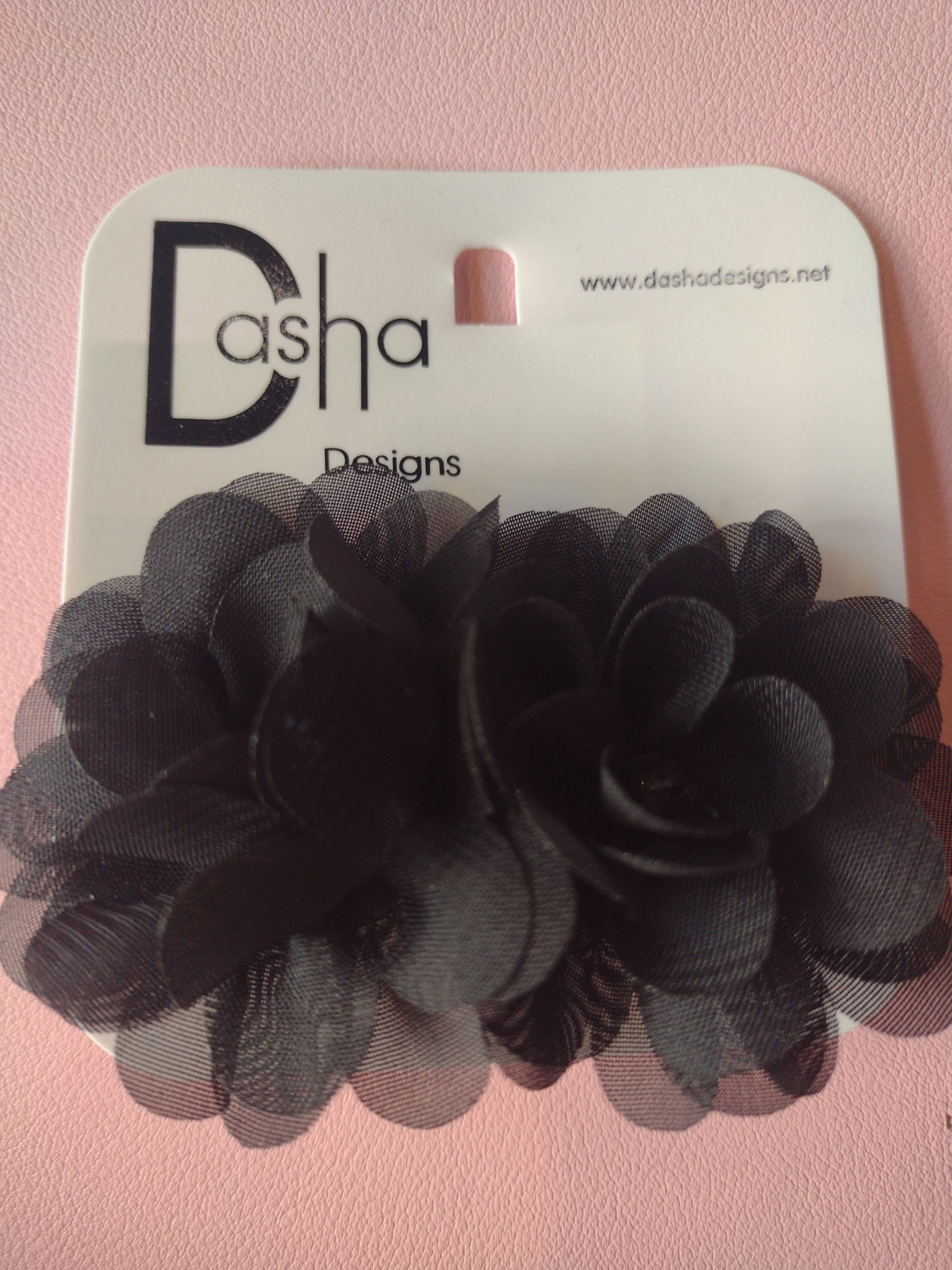 Dasha Chiffon Flower Tap Shoe Ties