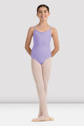 Mirella Girls Miami Scoop Neck Braid Keyhole Camisole Leotard