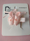 Dasha Designs Ribbon Ballet Shoe Hair Clip 3948 Regular