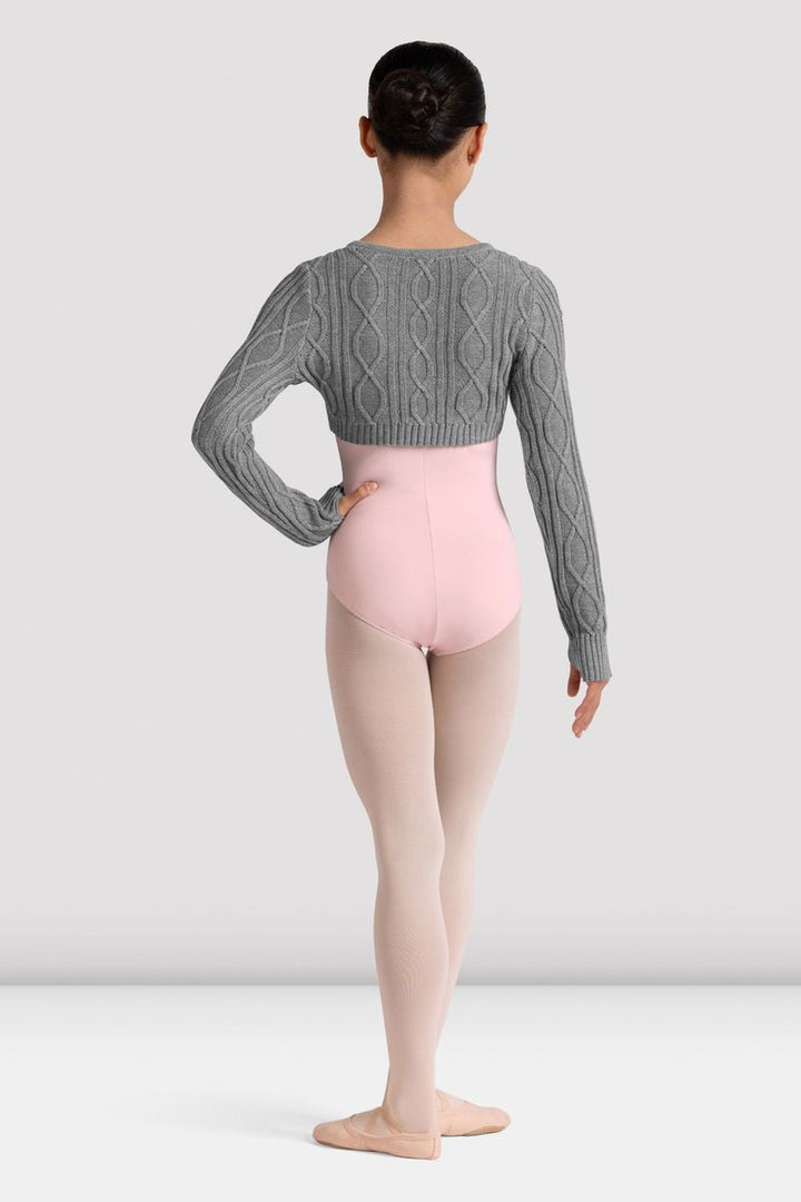 Bloch Girls Yalda Long Sleeve Wrap Warm-Up Sweater CZ30009