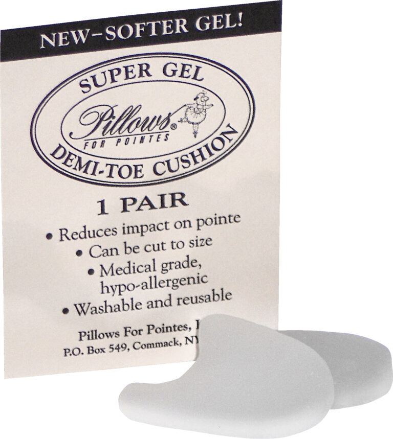 Pillows for Pointes Super Gel Demi Toe Cushion
