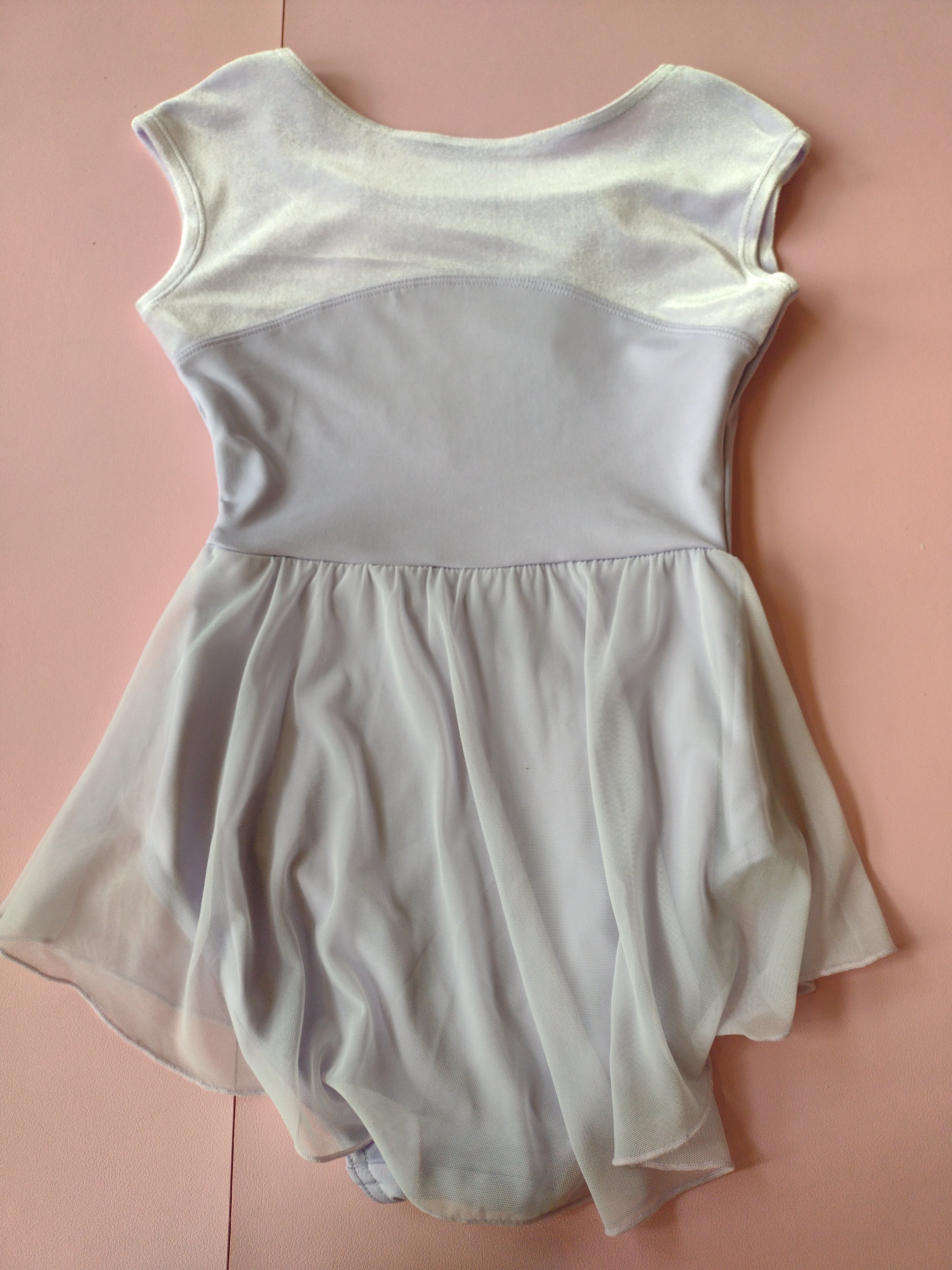 Capezio Girls Royal Jane Velvet Cap Sleeve Leotard with Mesh Skirt 12213C