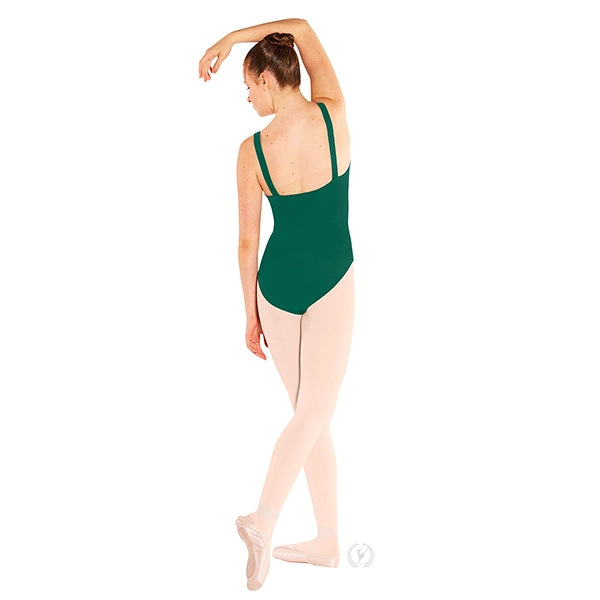 Eurotard Ladies Microfiber Pinch Front Slim Tank Leotard 44922