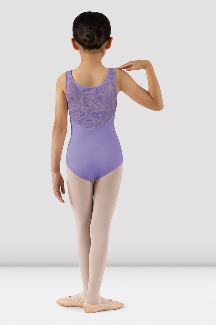Bloch Girls Jamie Scoop Neck Mesh Back Tank Leotard CL4285