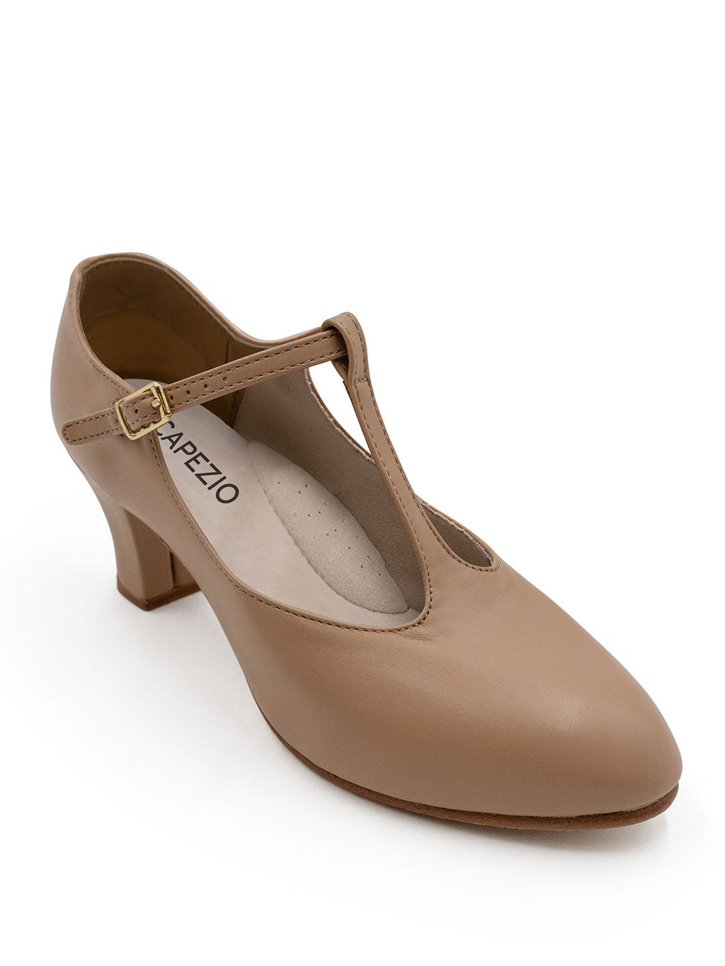 Capezio Jr. Footlight 2" Heel T-Strap Character Shoe 750