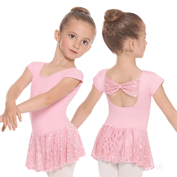 Eurotard Child Impression Mesh Bow Back Dress 78285