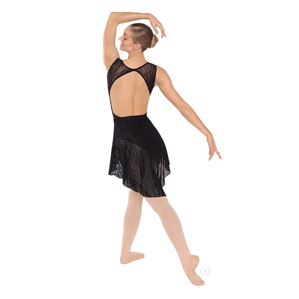 Eurotard Adult Impression Mesh Sweetheart Open Back Leotard 78982